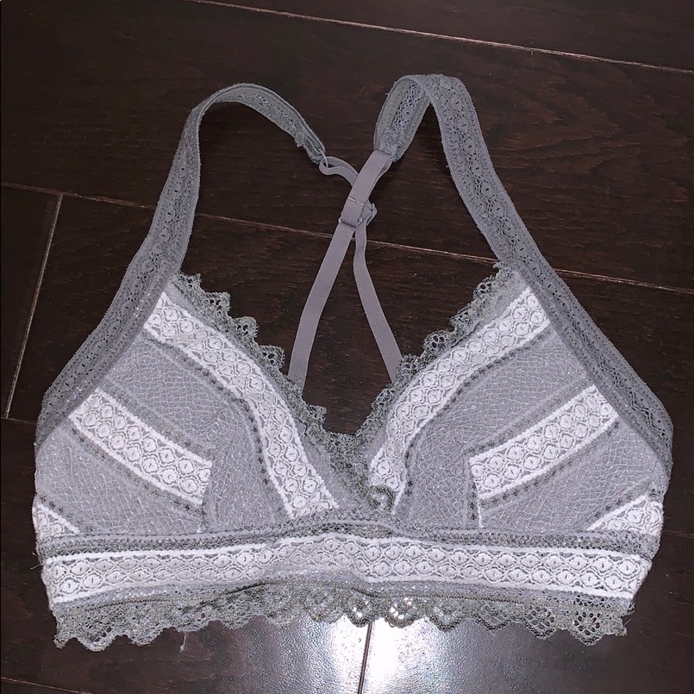 Aerie Two Tone Grey Bralette